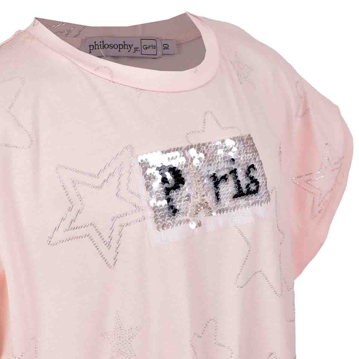Playera Color Rosa Philosophy Girls