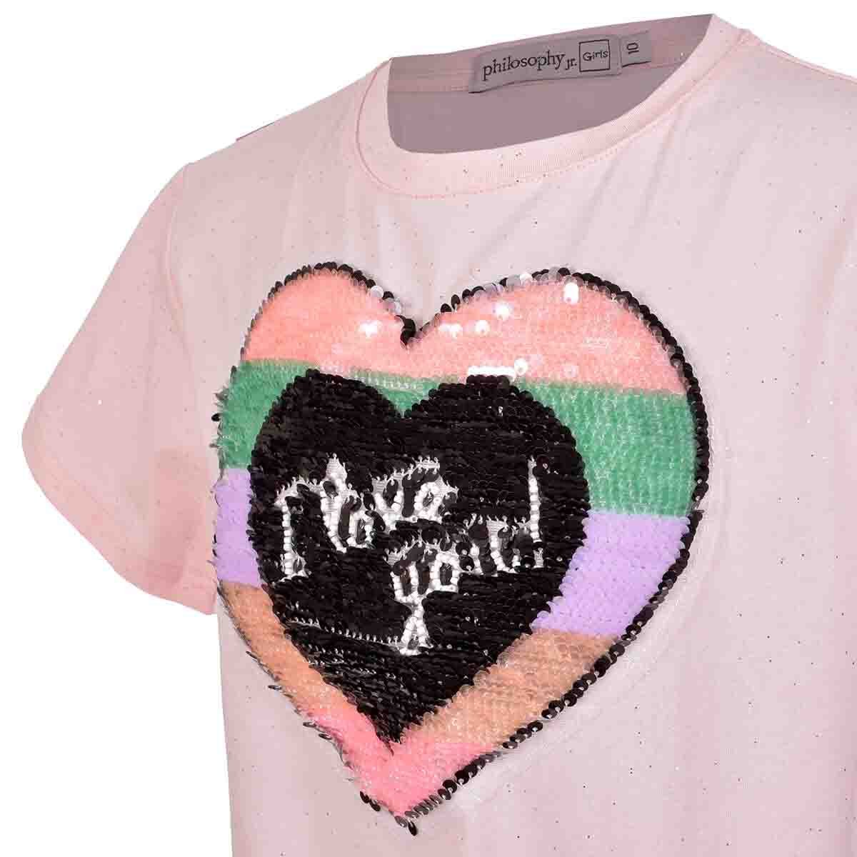 Playera Color Rosa Philosophy Girls