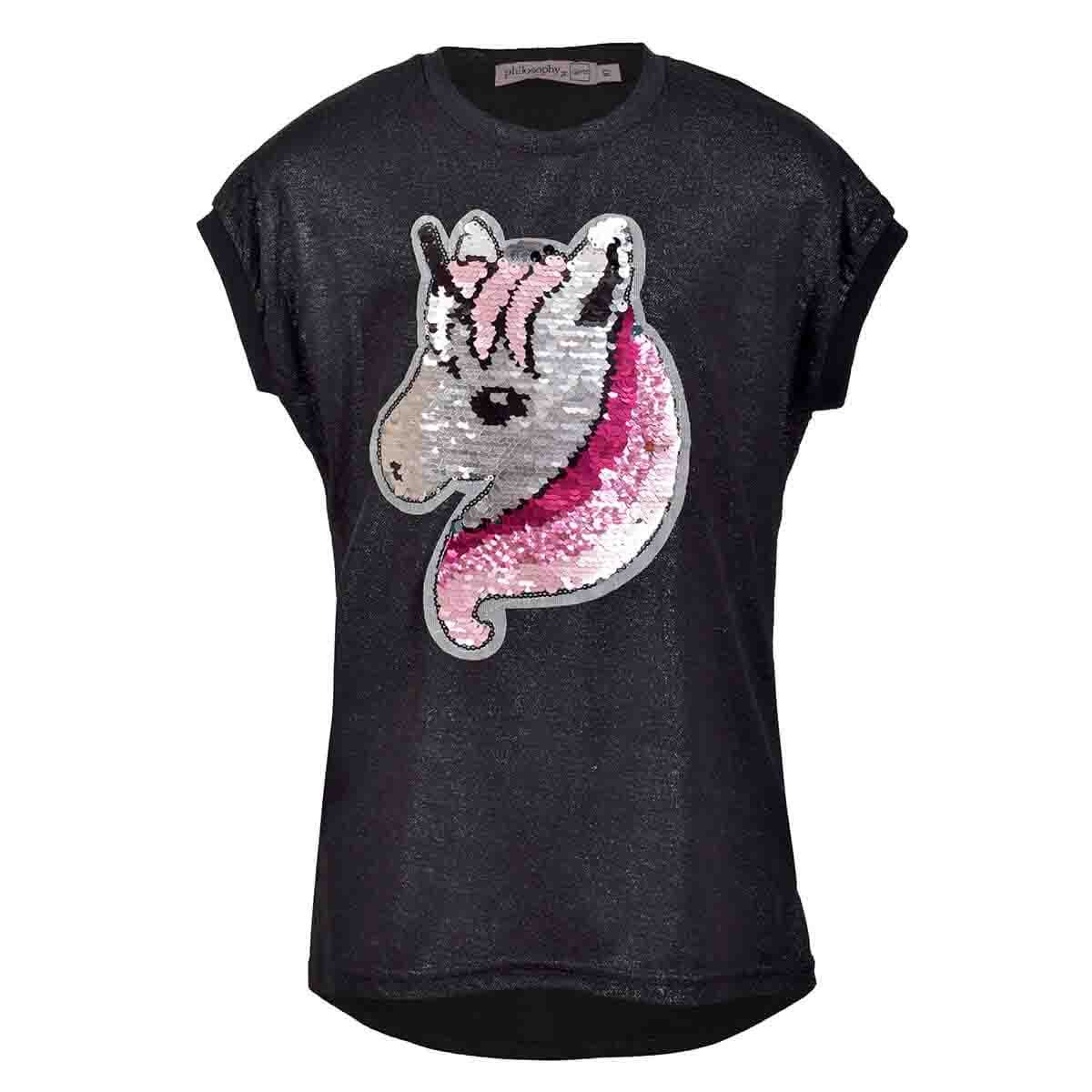 Playera Color Negro Philosophy Girls
