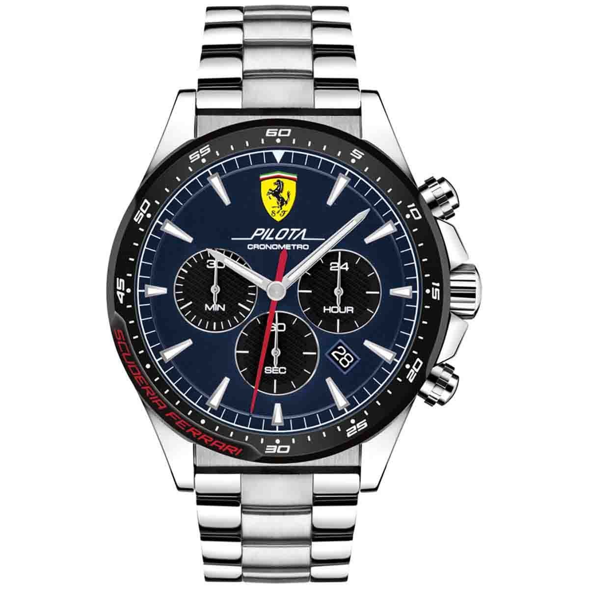 Reloj para Caballero Color Plata Ferrari