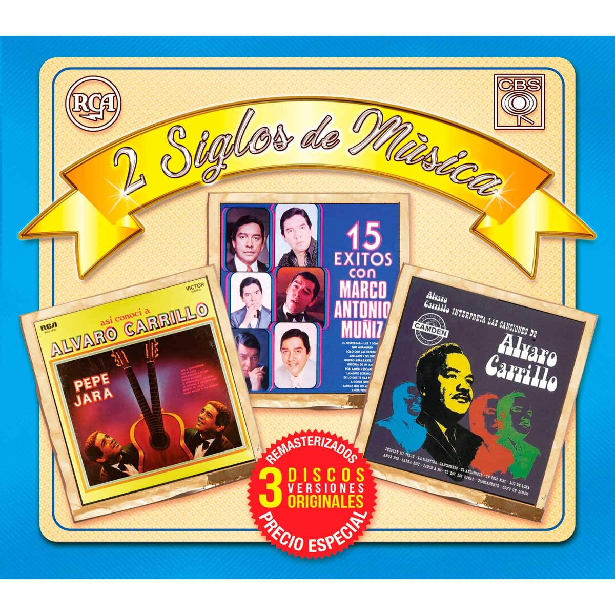 3 Cds Marco Antonio Muñiz, Pepe Jara y Alvaro Carrillo