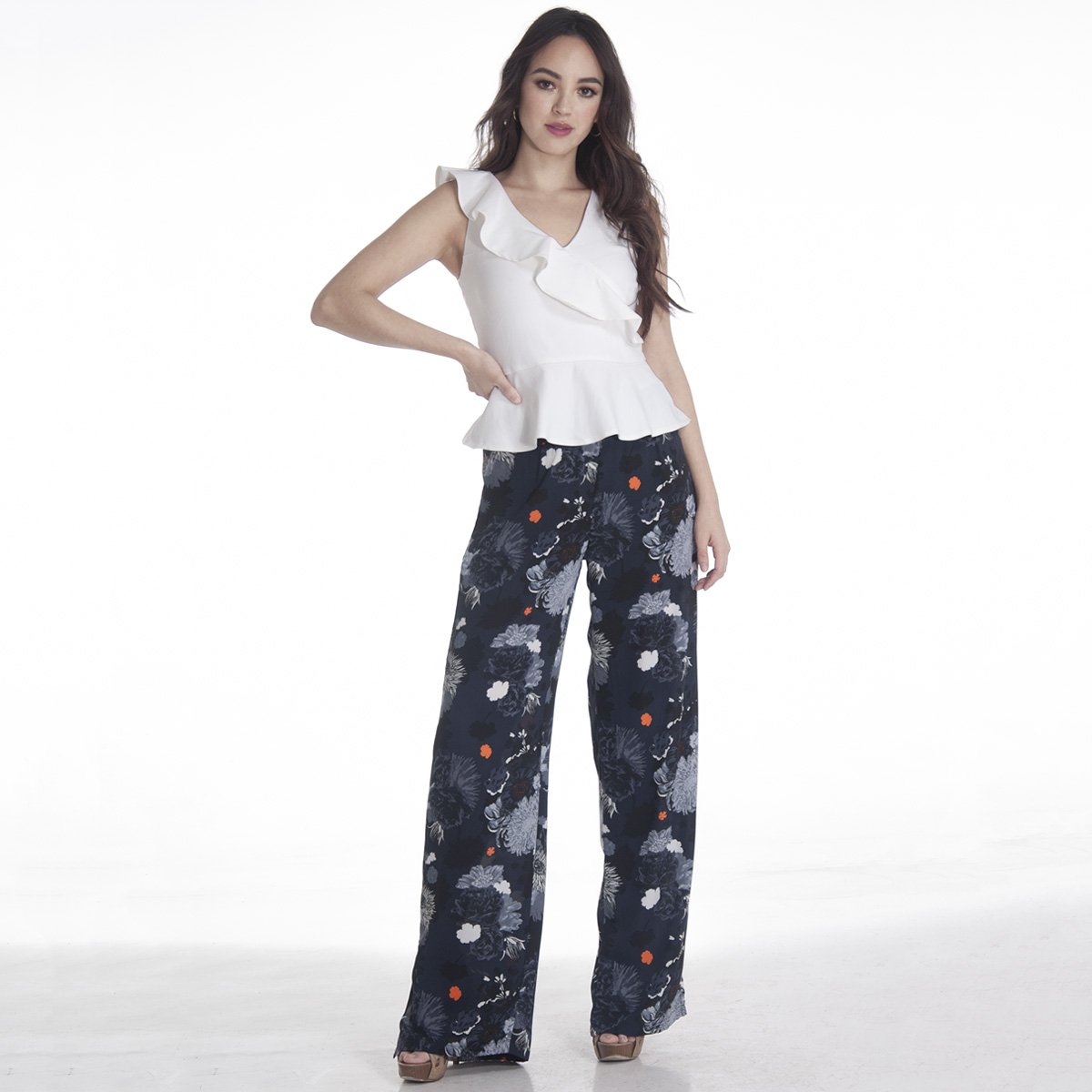 Blusa con Olan Cruzado Sbh By Sarah Bustani