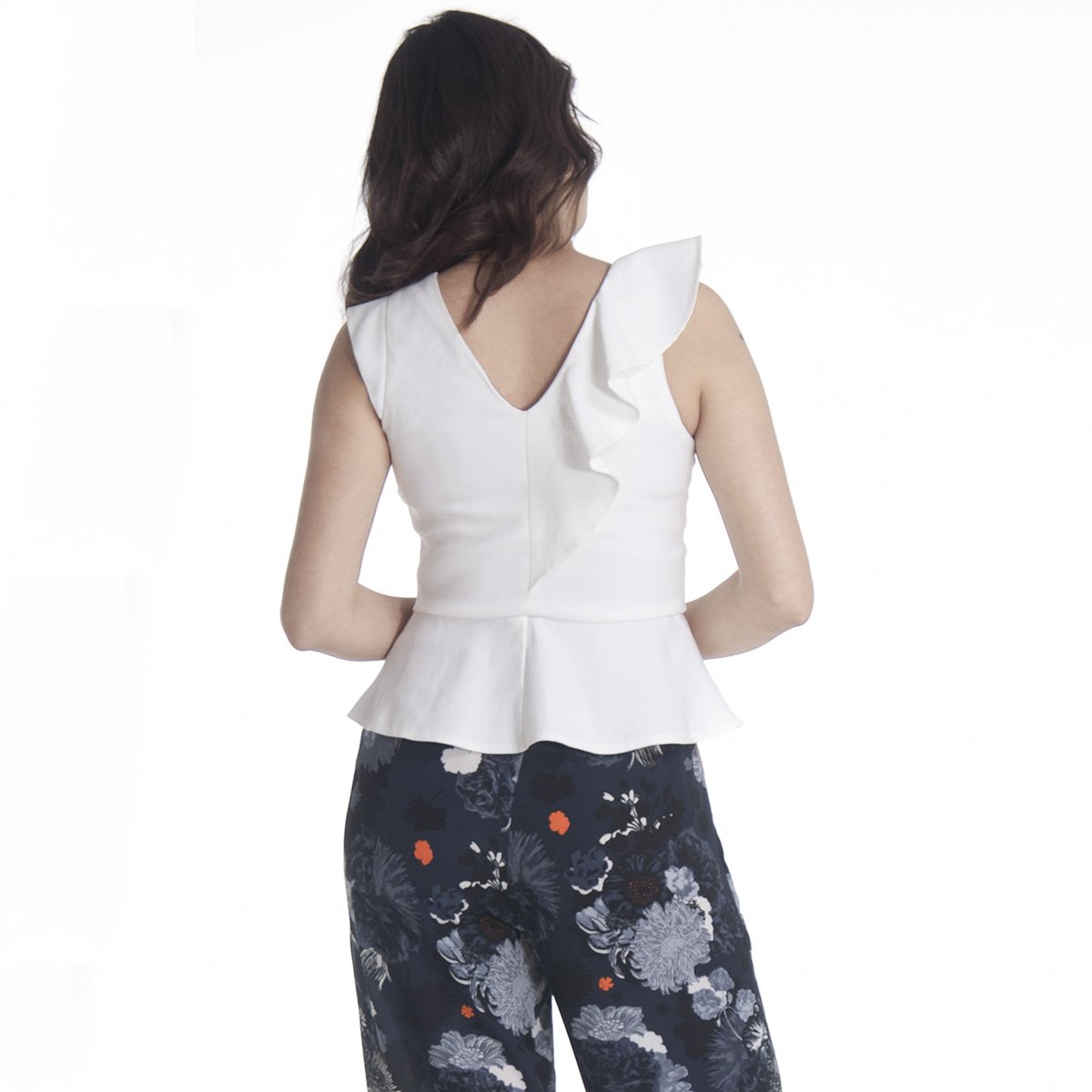 Blusa con Olan Cruzado Sbh By Sarah Bustani