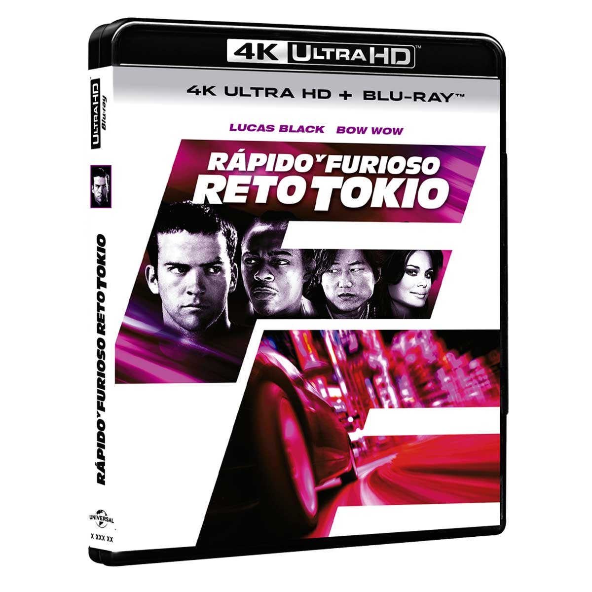 4K Uhd + Blu Ray Rápido y Furioso Reto en Tokyo