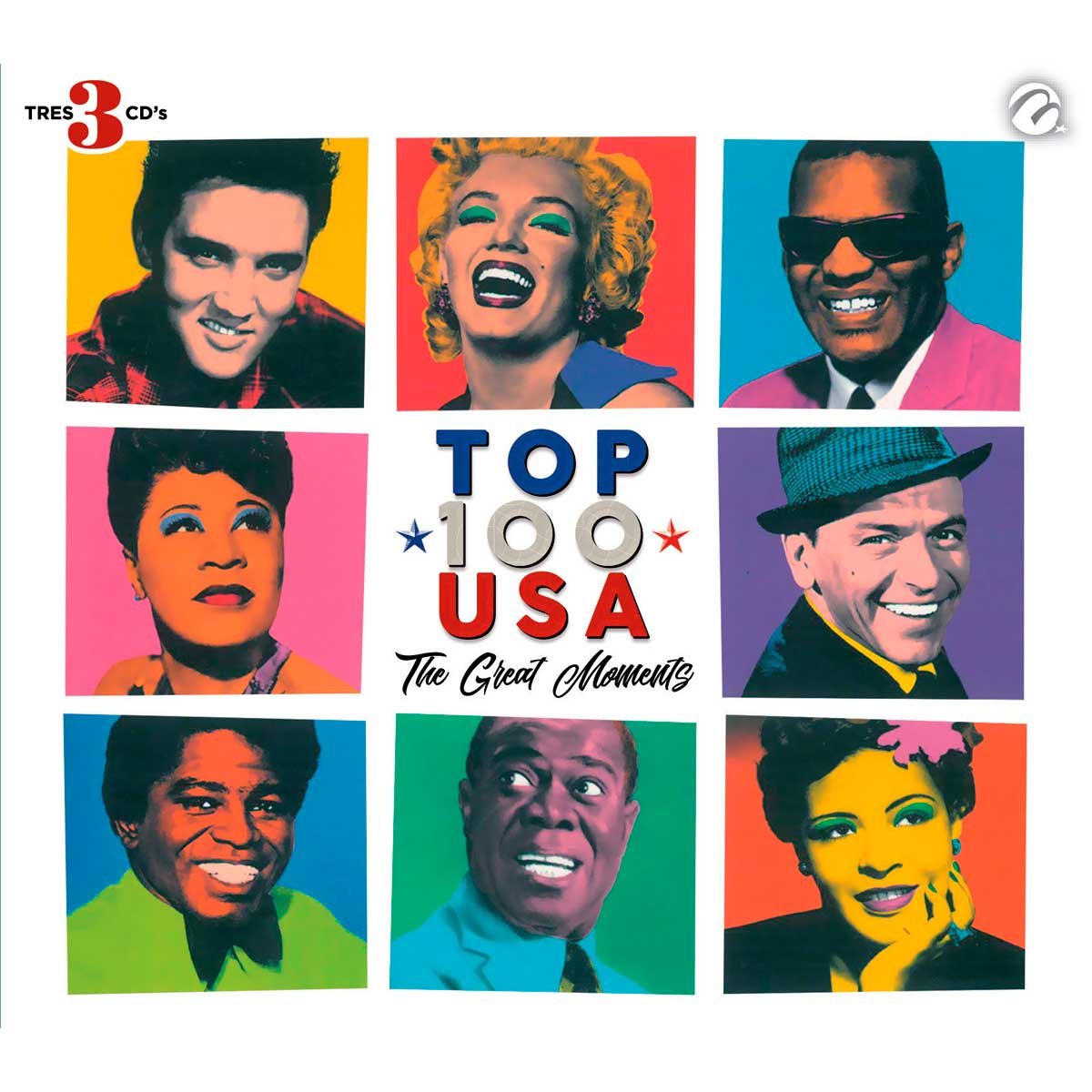 3 Cds Top 100 U.s.a The Great Moments