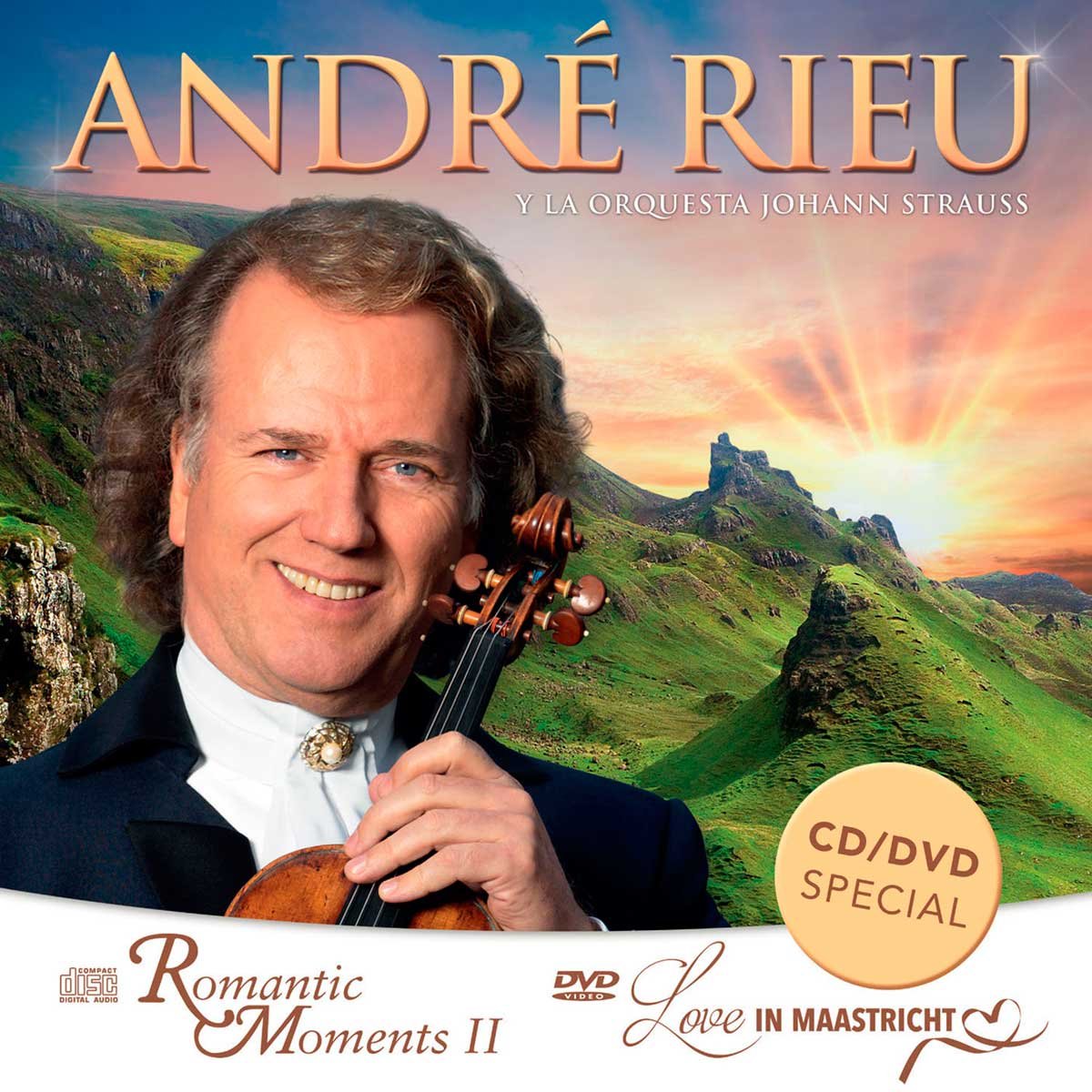 Cd + Dvd Andr&eacute; Rieu Romantic Moments II / Love In Maastricht