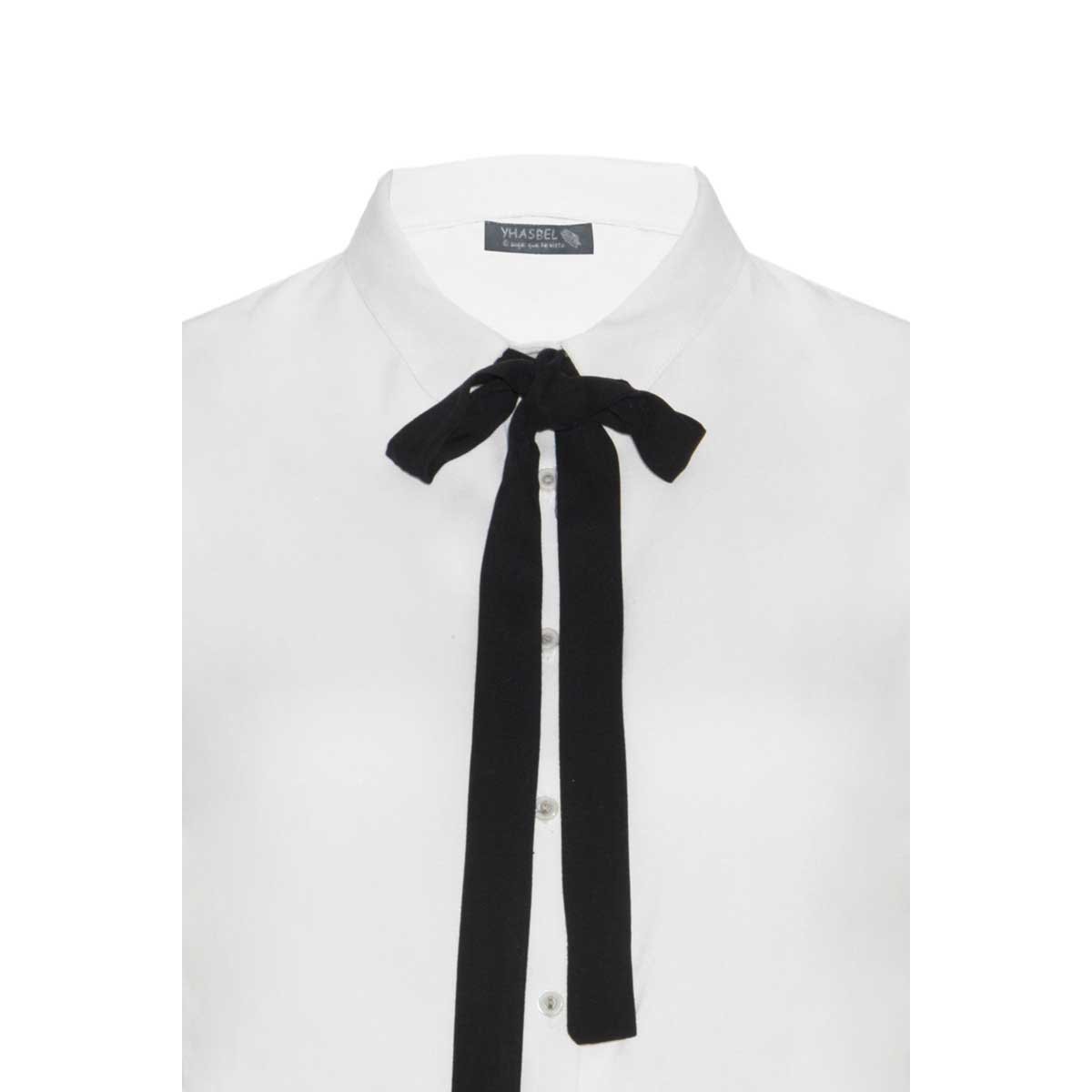 Blusa Camisera con Moño Yhasbel