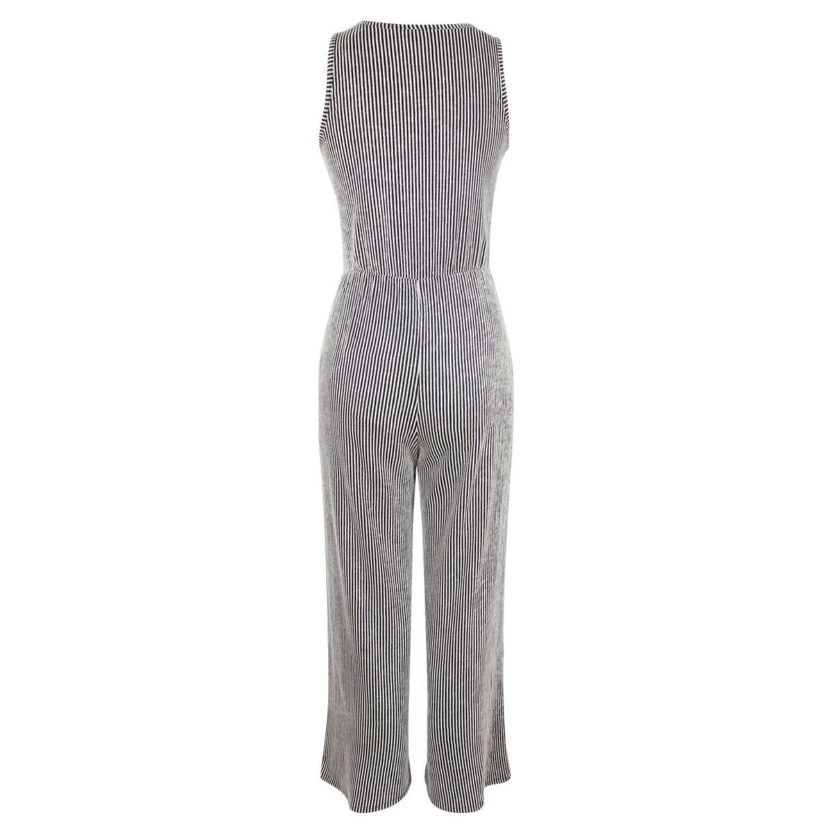 Jumpsuit Sin Manga a Rayas Just By Basel