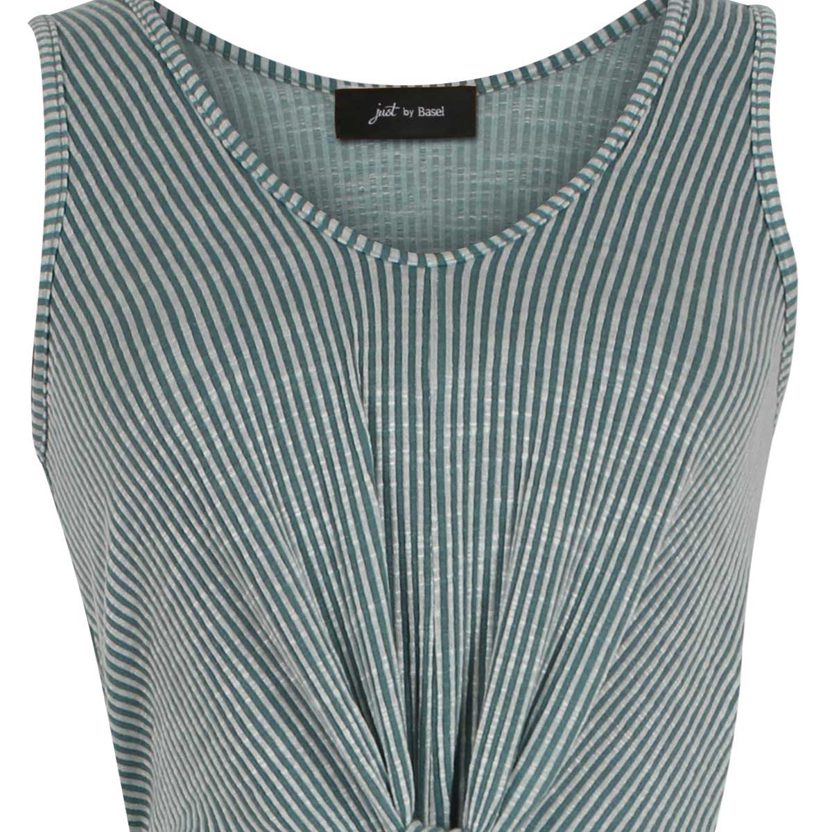 Jumpsuit Sin Manga Escote V a Rayas Just By Basel