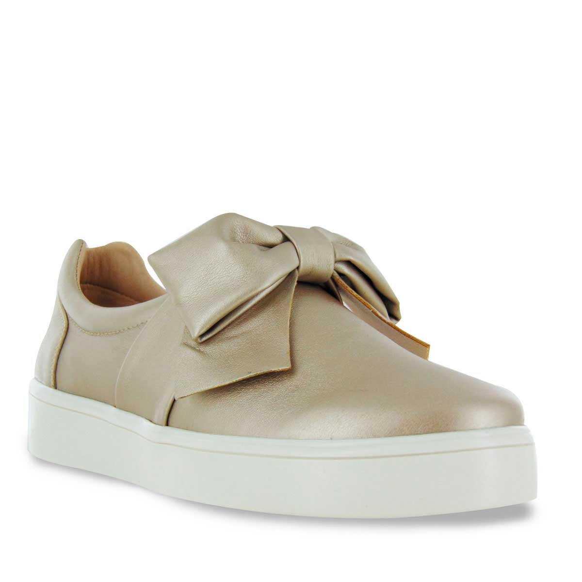 Slip On Amarillo con Moño Mbj