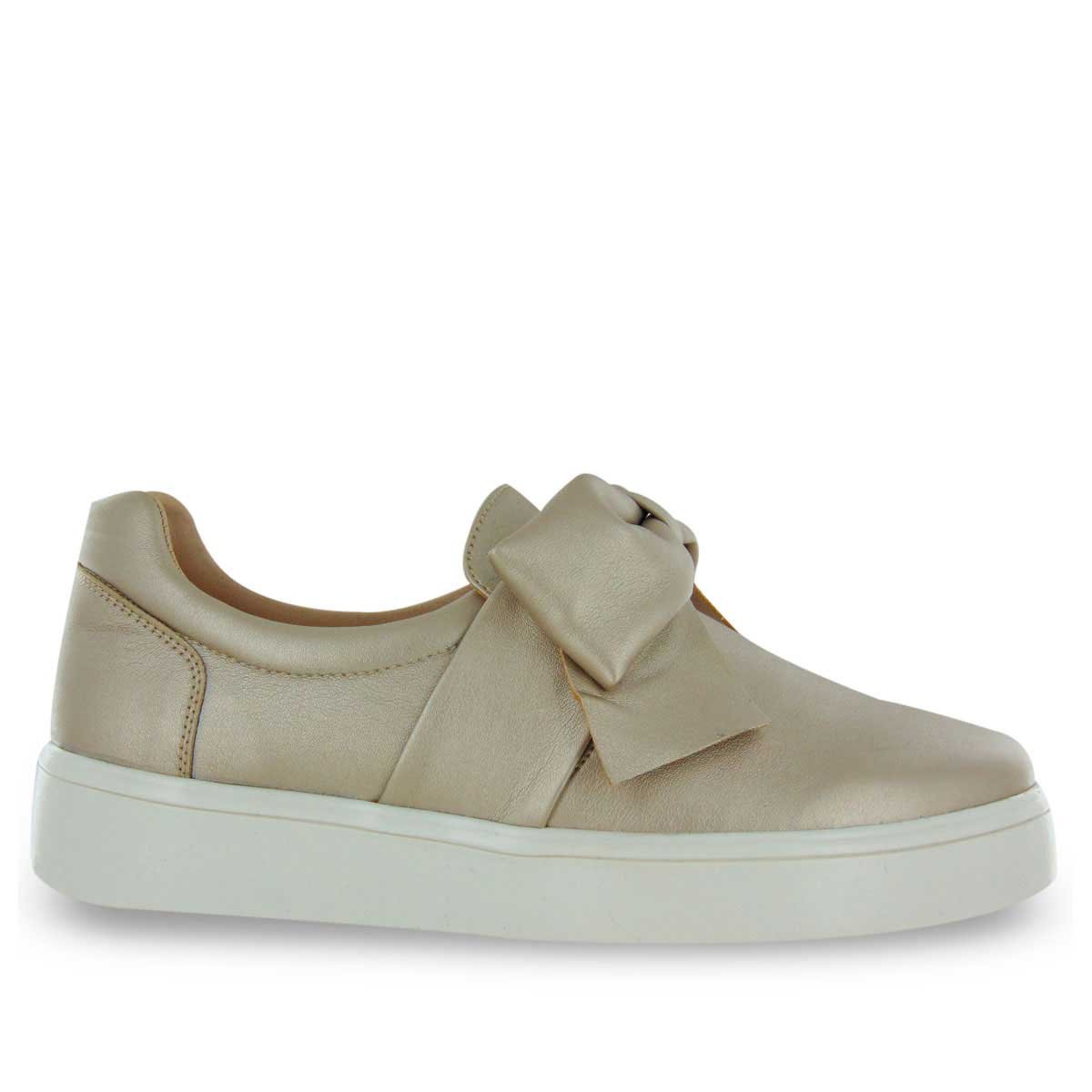 Slip On Amarillo con Moño Mbj