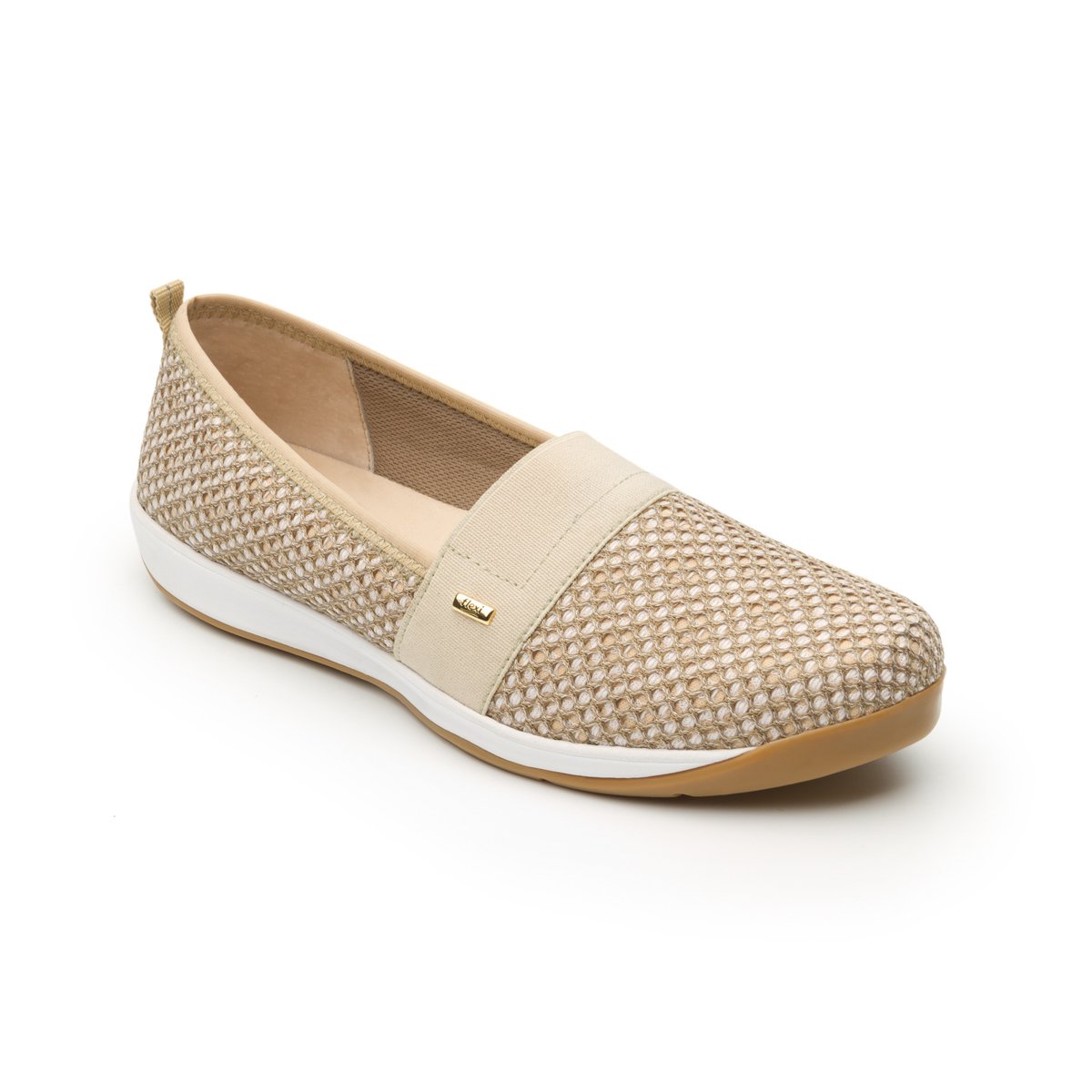 Mocasín Gaby Beige Flexi