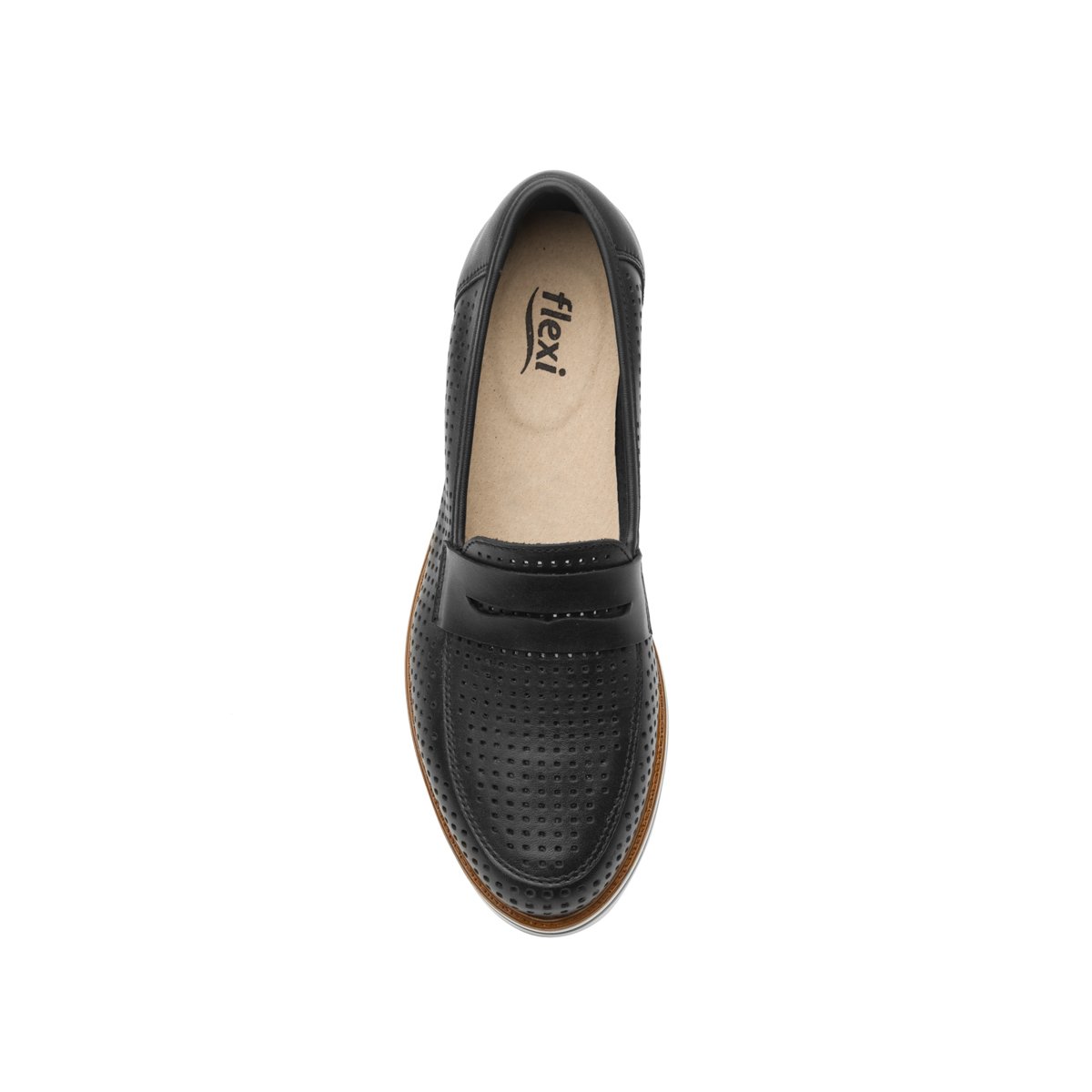 Mocasín Gigi Negro Flexi
