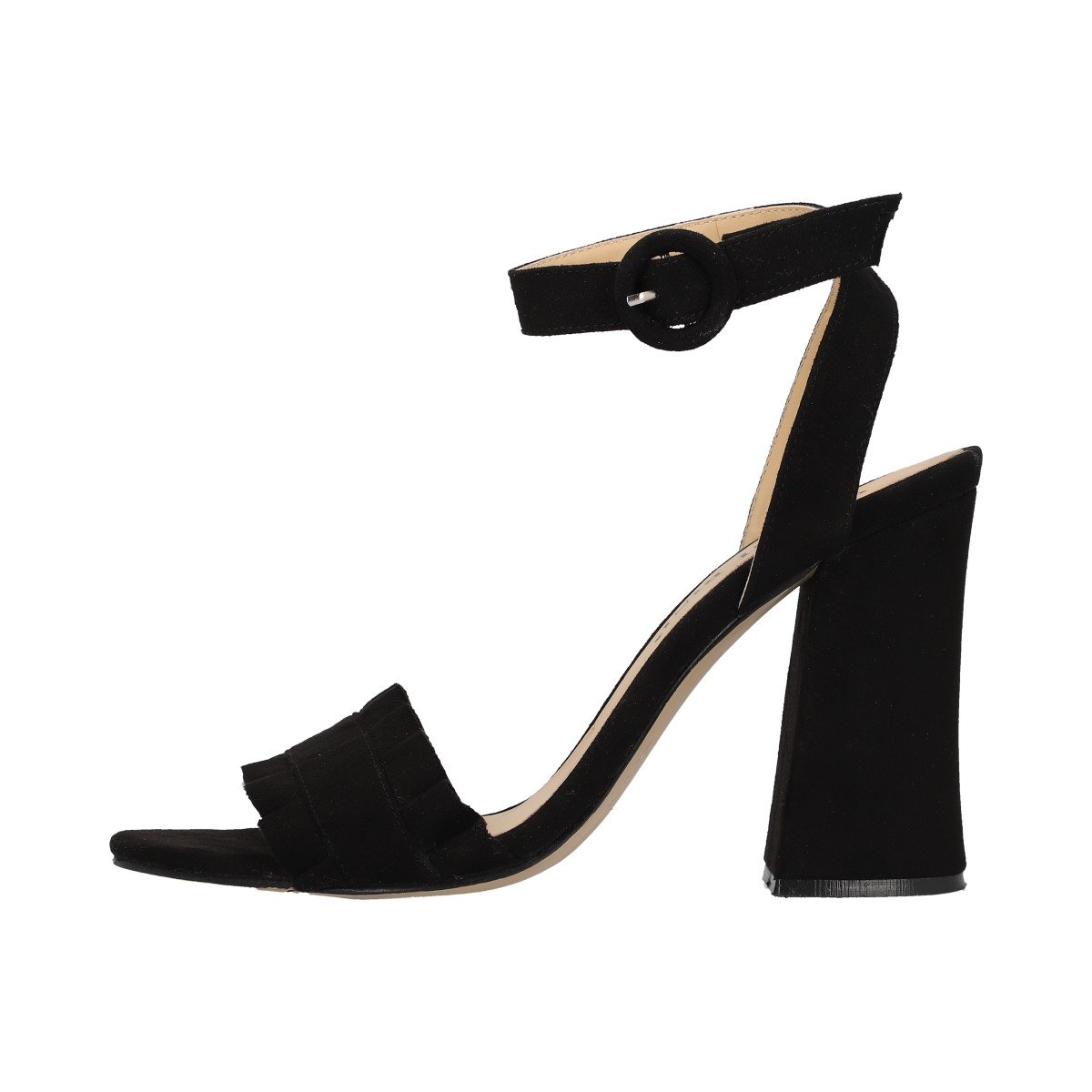 Sandalia Negra con Olanes Y Pulsera Gianni Bini