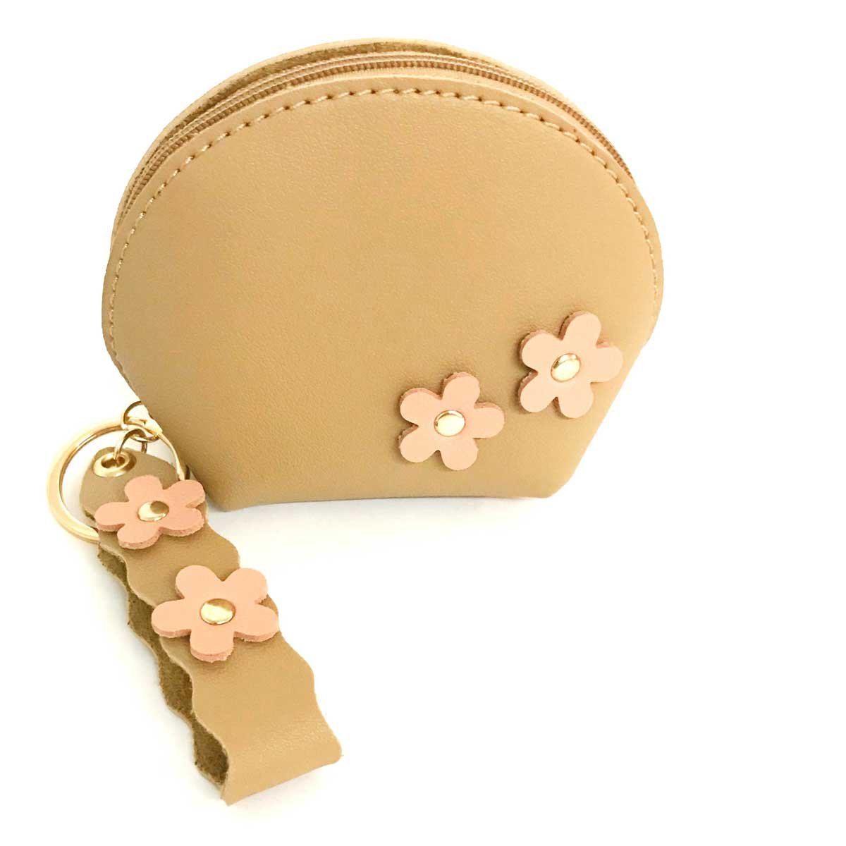 Monedero Color Mostaza con Flores Phi By Philosophy Jr