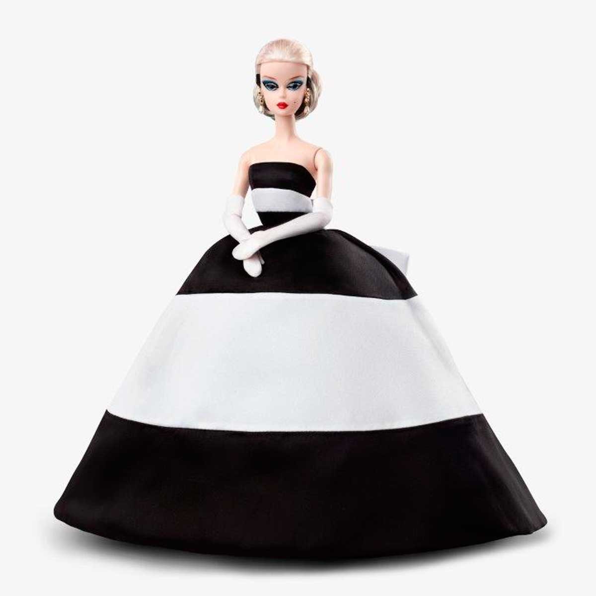 Barbie 60Th Anniversary Silkstone B&w Dress Mattel