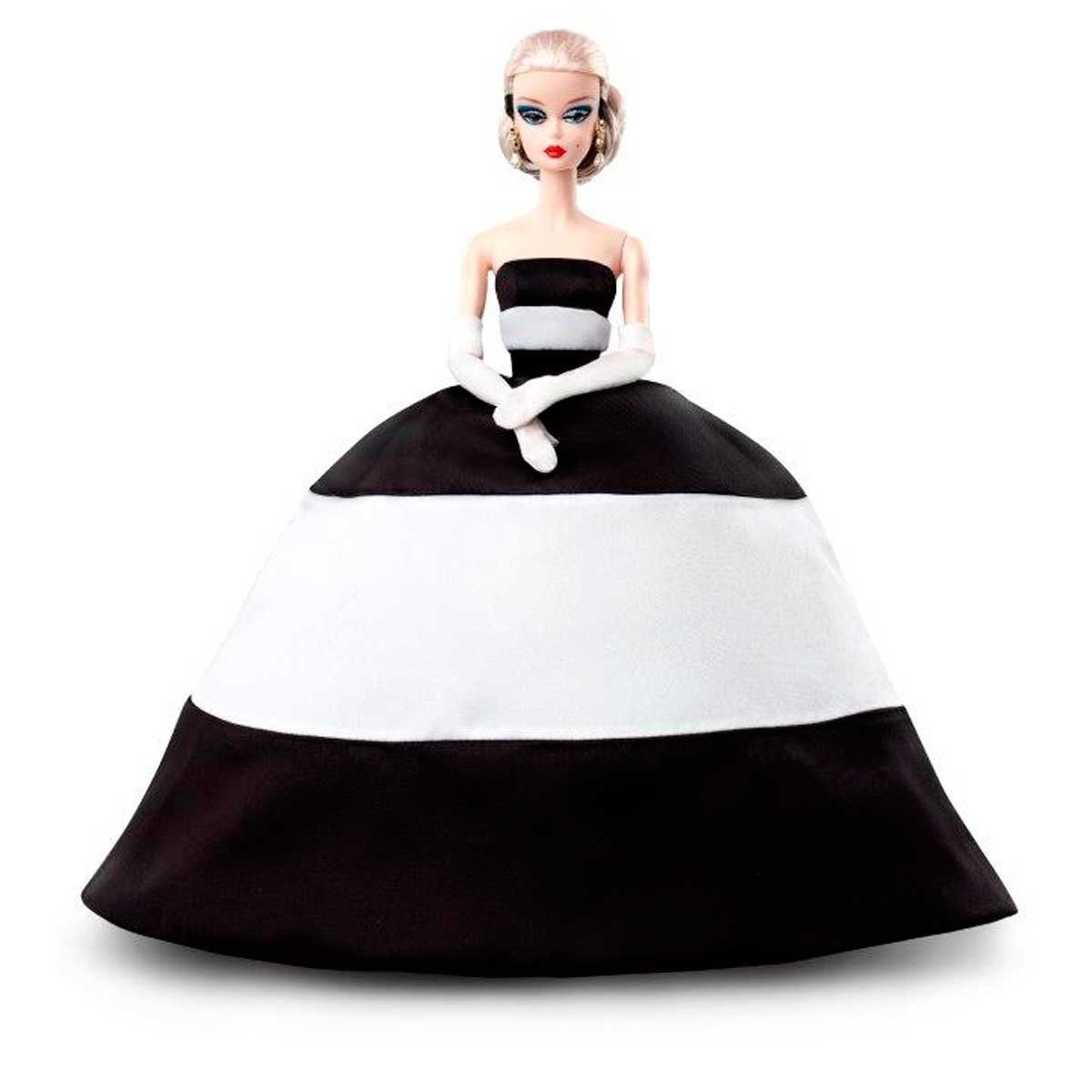 Barbie 60Th Anniversary Silkstone B&w Dress Mattel