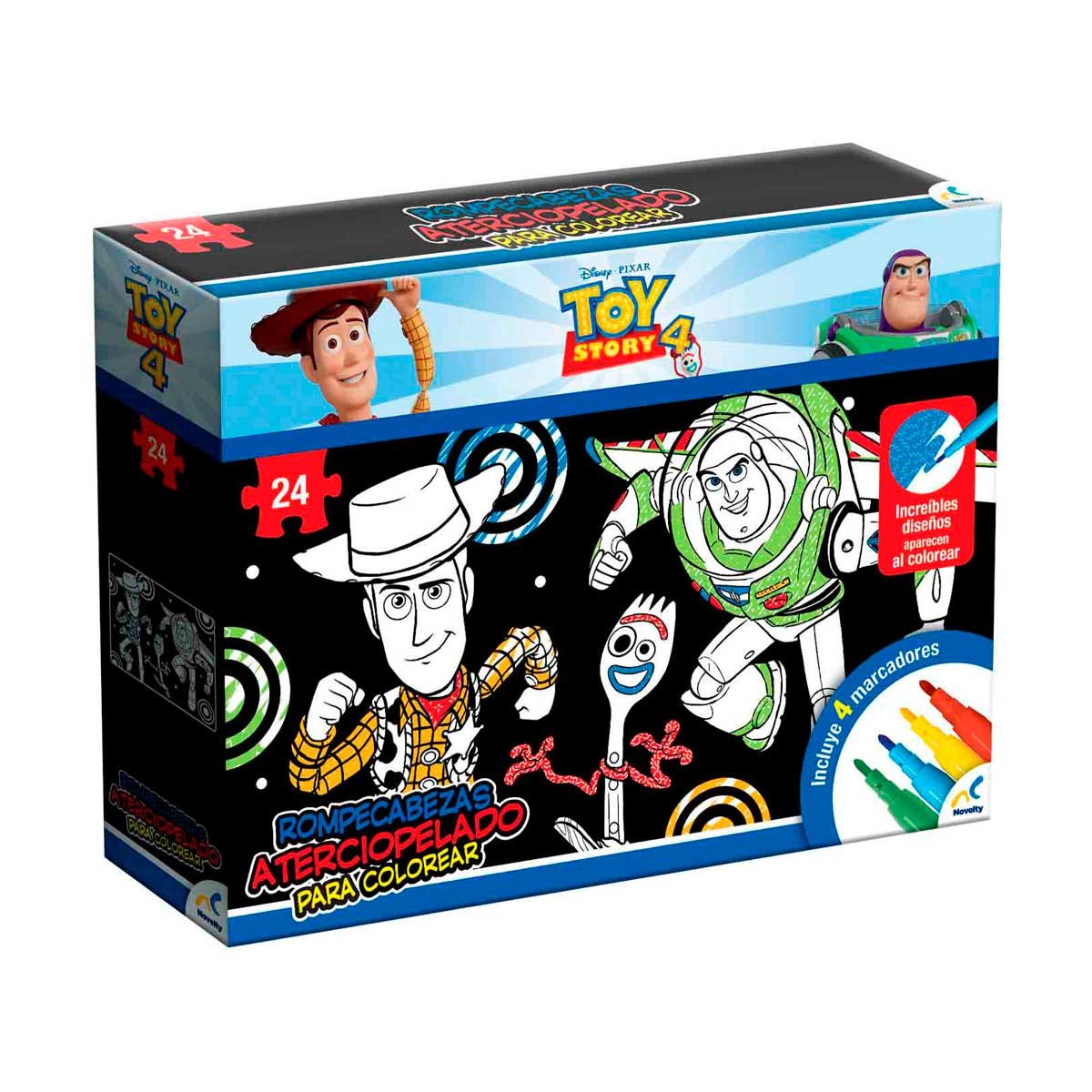 Rompecabezas Aterciopelado para Colorear Toy Story 4 Novelty - Juego de ...