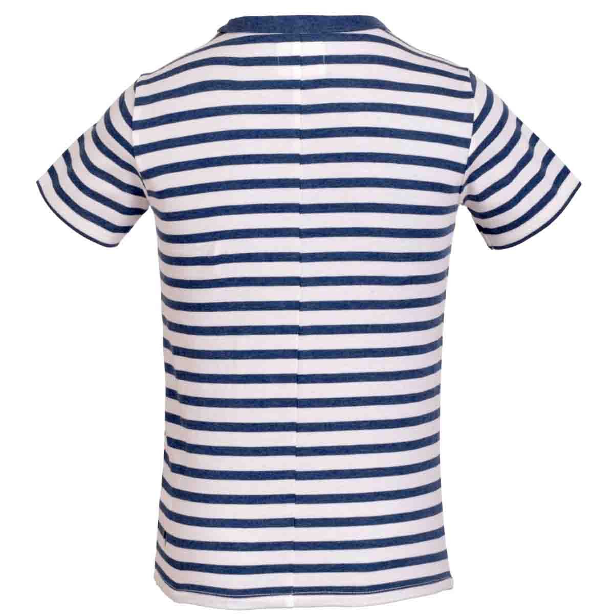 Playera Manga Corta con Cuello Henley Fukka