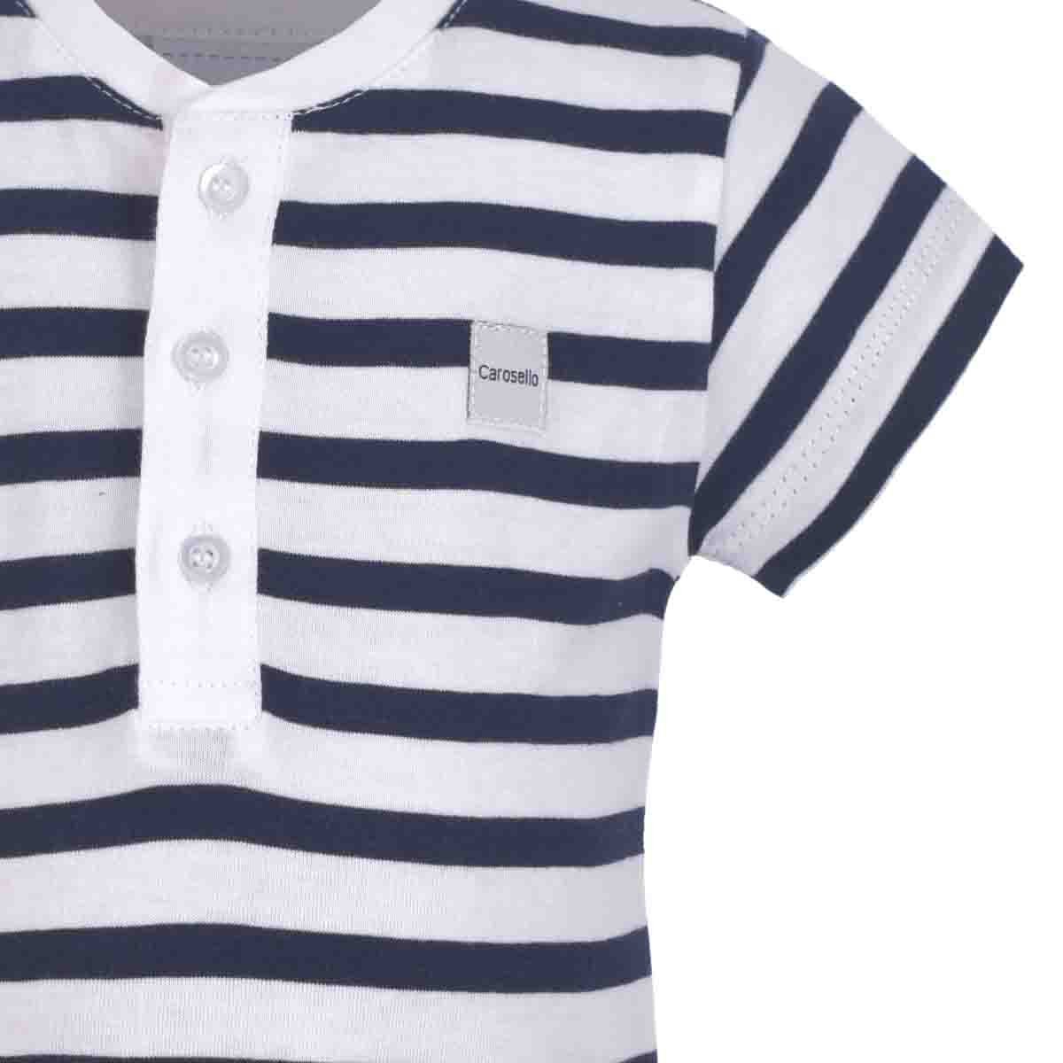 Playera Tejido Punto Jersey a Rayas para Niño Carosello