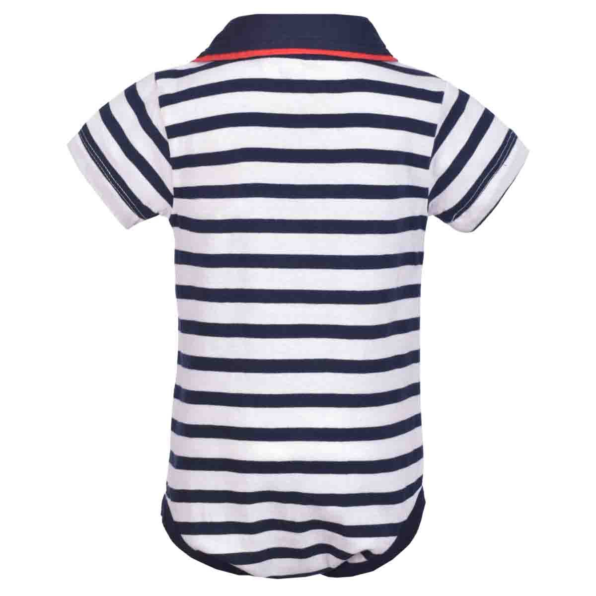 Body Polo Tejido Punto Rayas para Niño Carosello