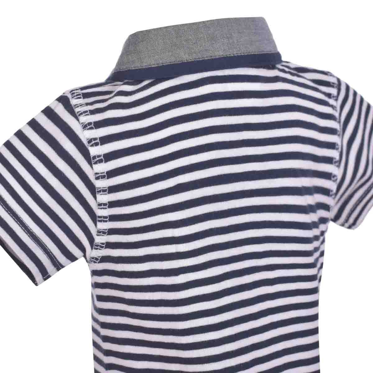 Body Polo Manga Corta a Rayas para para Niño Carosello