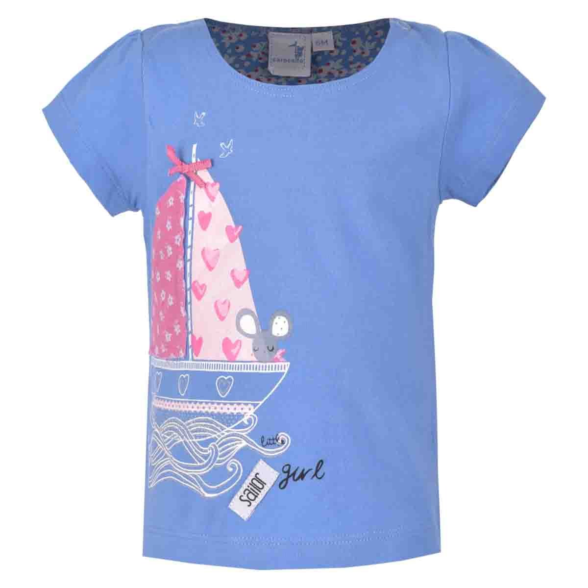 Blusa Manga Corta Estampada Carosello