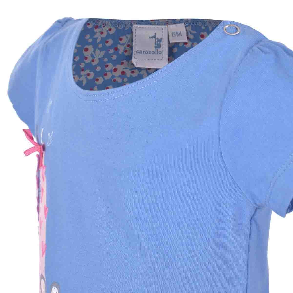 Blusa Manga Corta Estampada Carosello