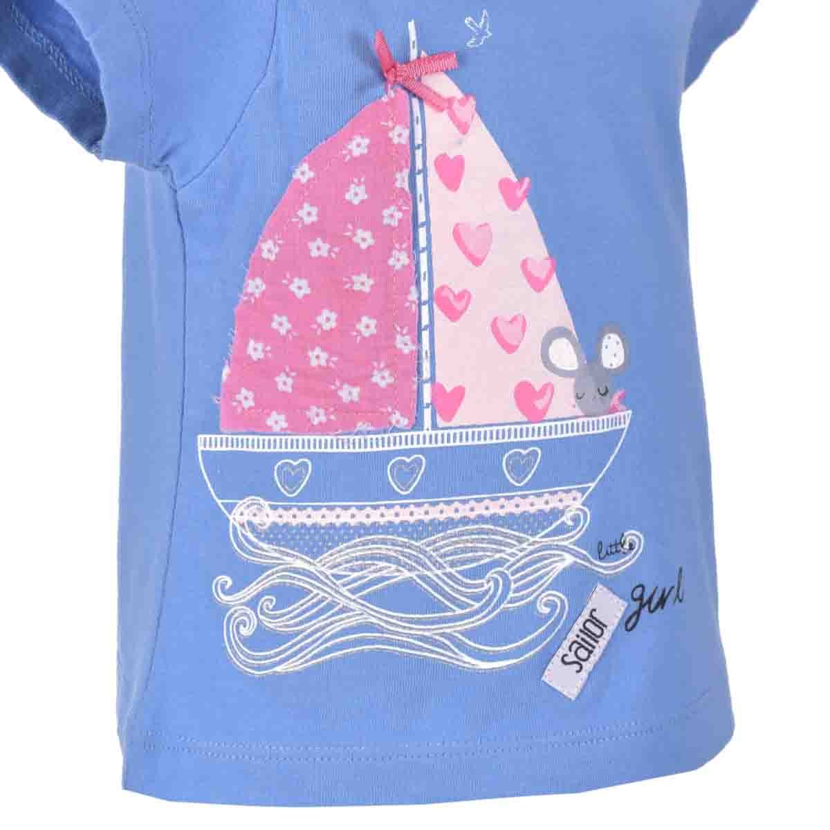 Blusa Manga Corta Estampada Carosello