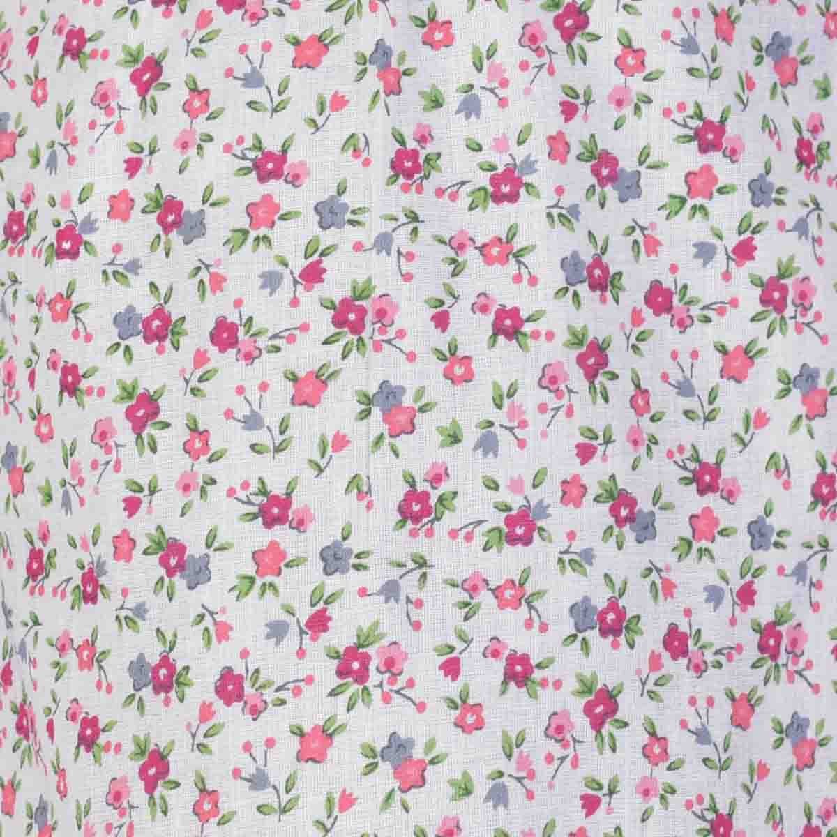 Blusa Manga Corta Estampada Flores Carosello Ver18-46