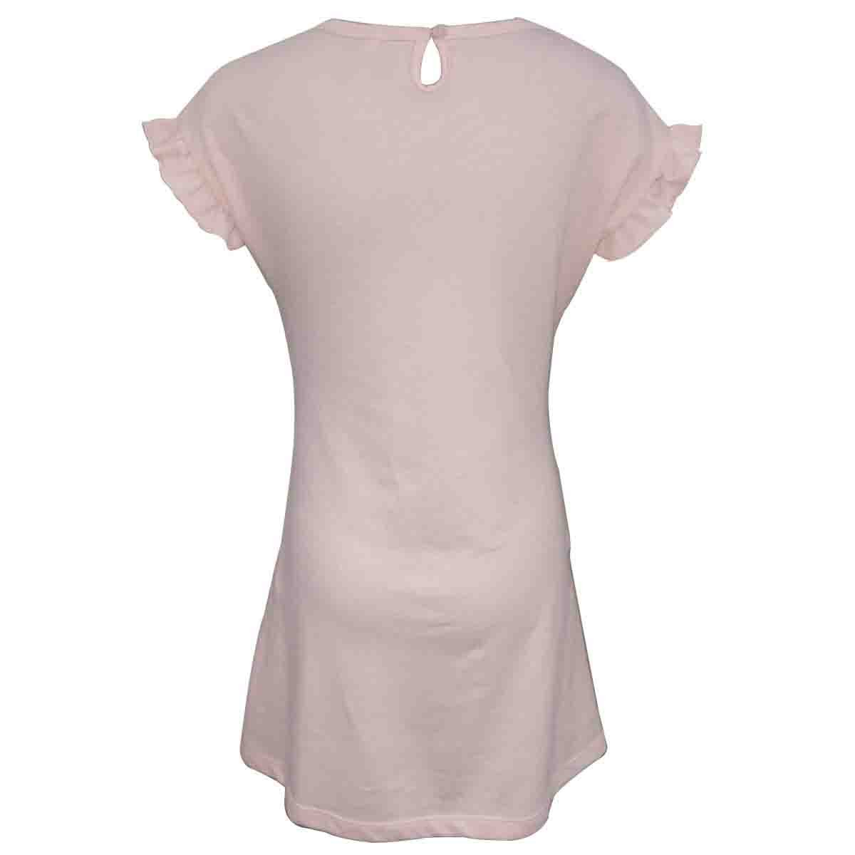 Vestido Manga Corta con Aplicación Milk & Soda