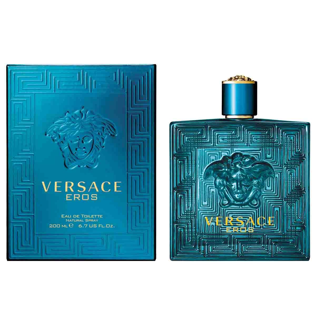 Fragancia para Hombre Versace Eros Edt 200 Ml