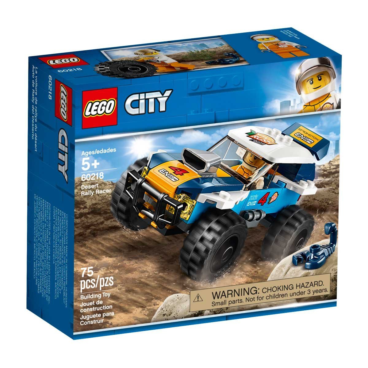 Auto de Rally Del Desierto Lego