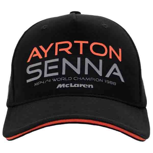 Gorra Mclaren Negra Ayrton Senna