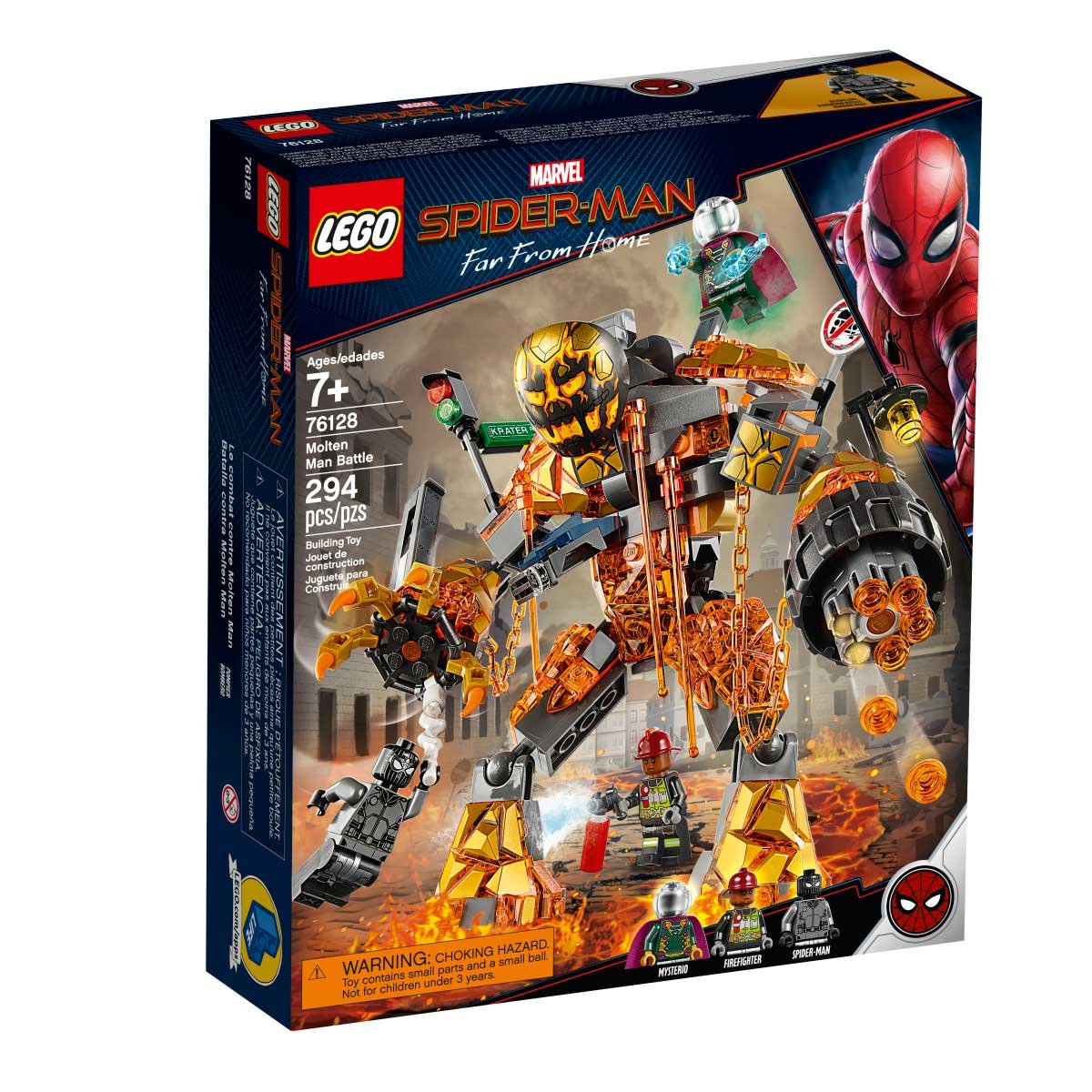 Batalla Contra Molten Man Lego