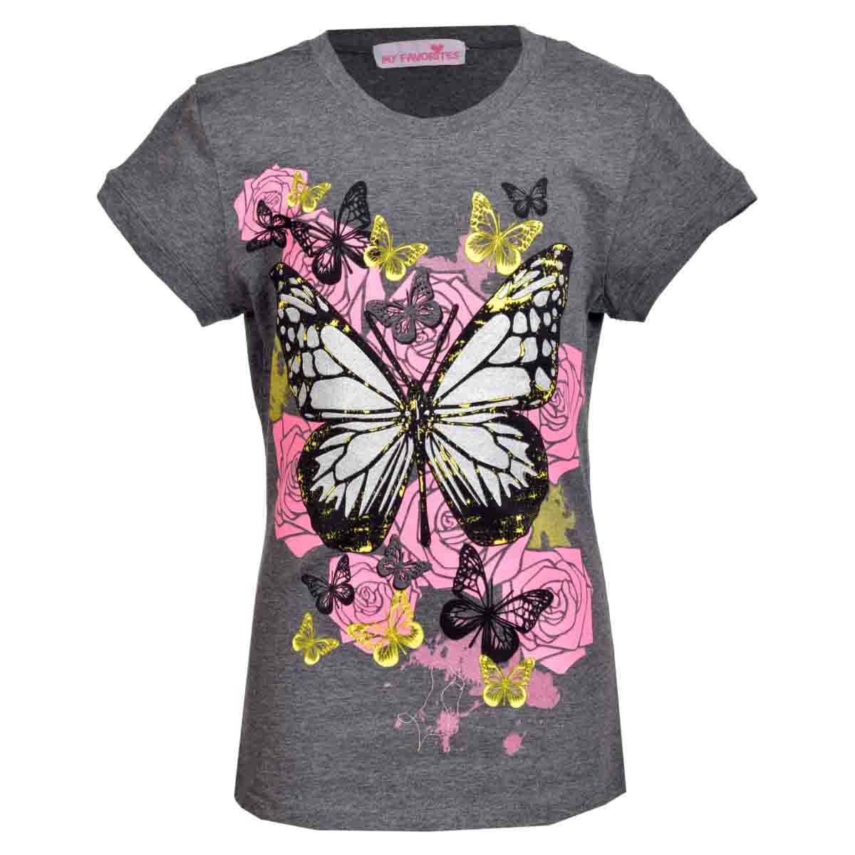 T-Shirt Estampada con Cuello Redondo My Favorites