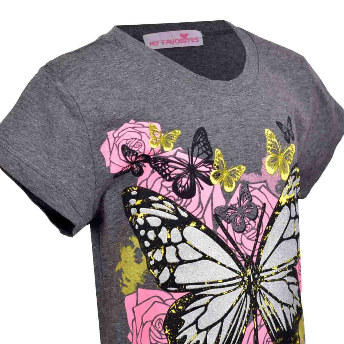 T-Shirt Estampada con Cuello Redondo My Favorites