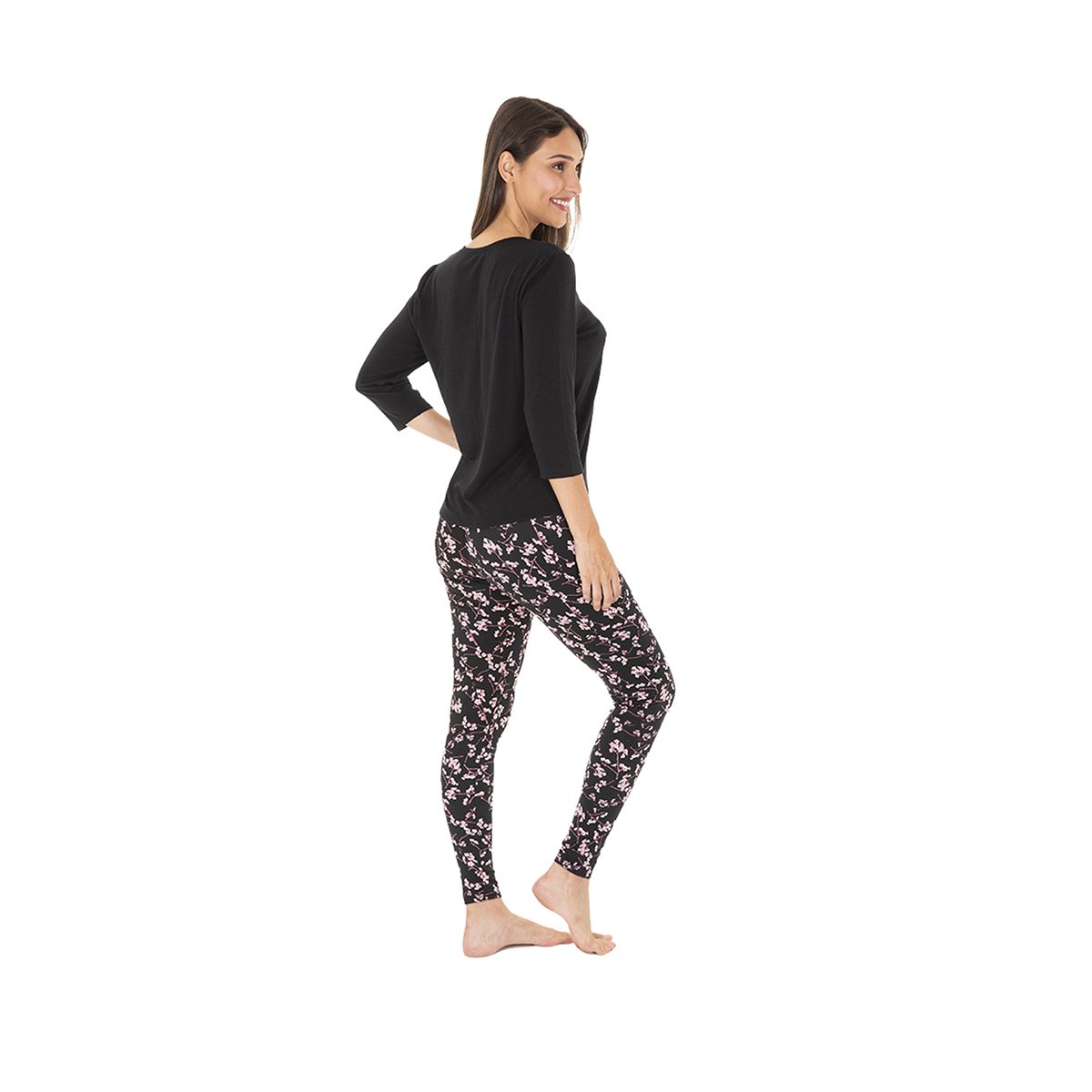 Pijama con Leggings Estampados Skiny