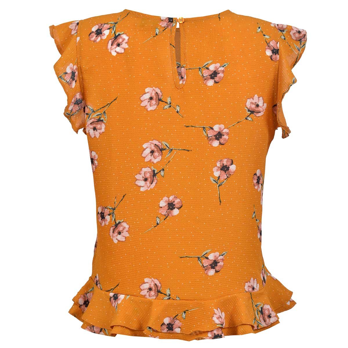 Blusa Manga Corta  Estampada Beat London para Dama