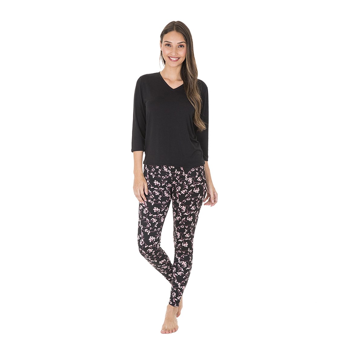 Pijama con Leggings Estampados Skiny