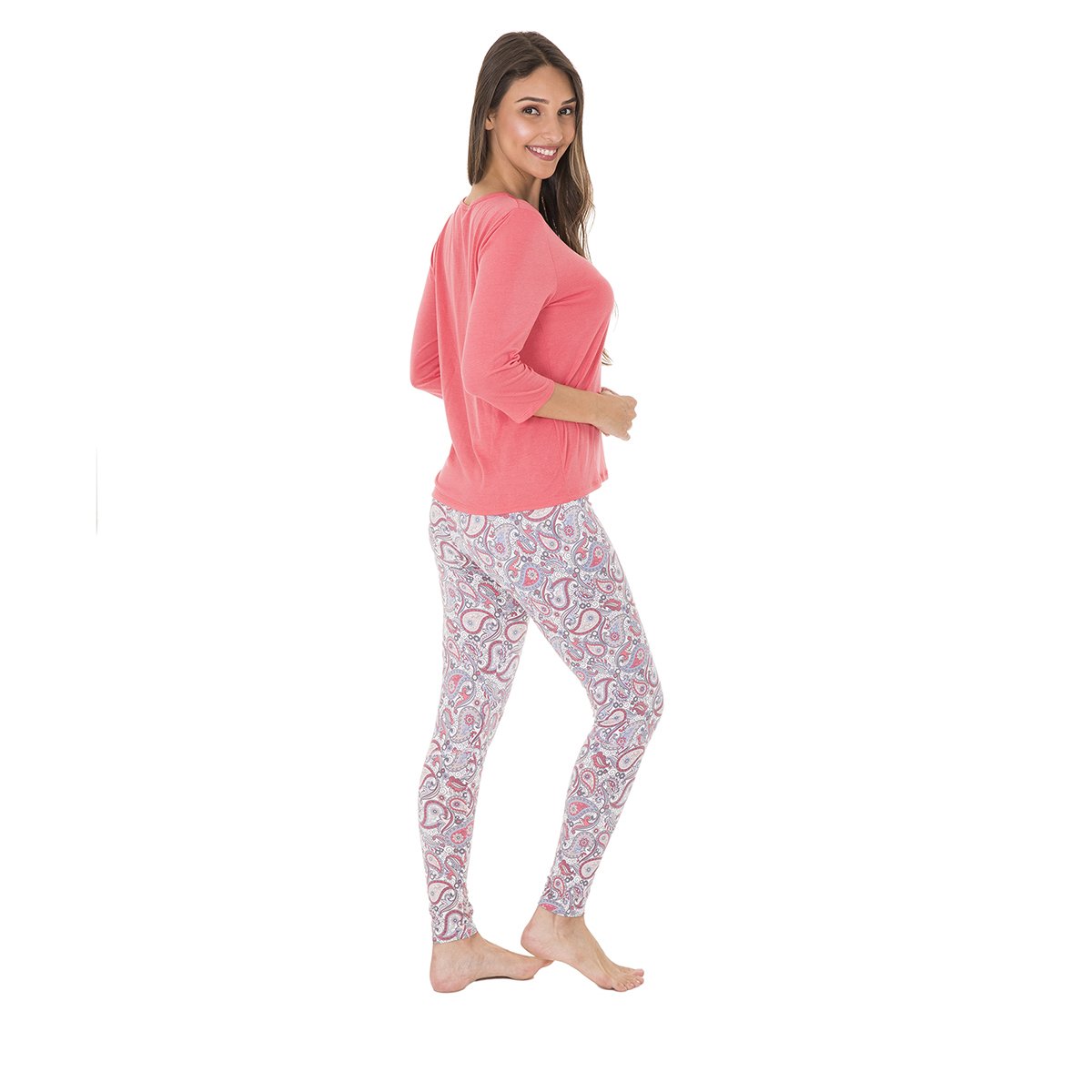 Pijama Colorida con Leggings Skiny