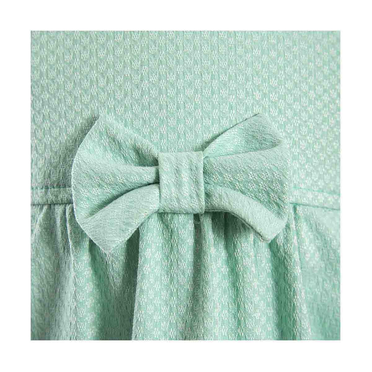 Vestido Manga Corta Color Verde Lovely Lulu