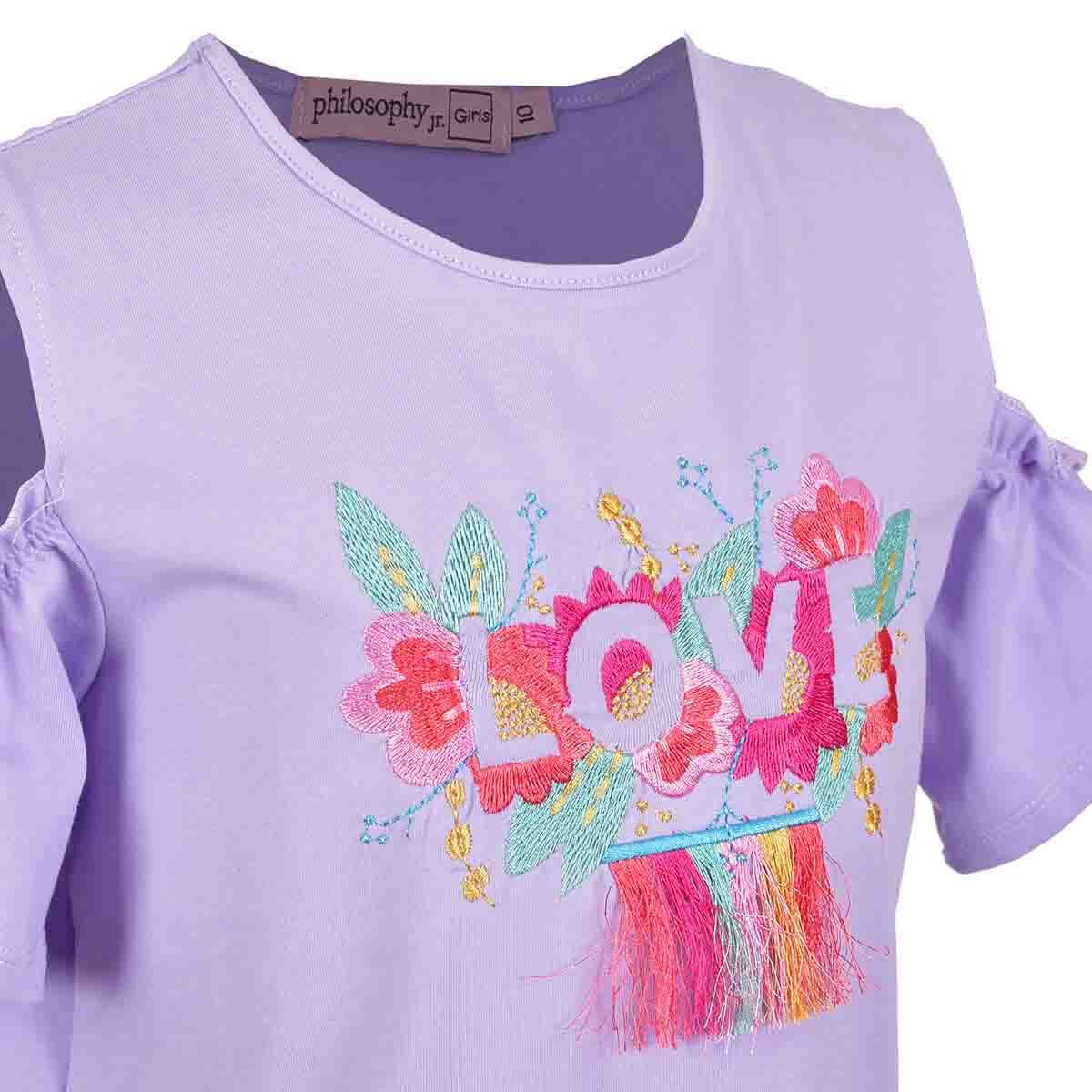 Playera Manga Corta Philosophy Girls