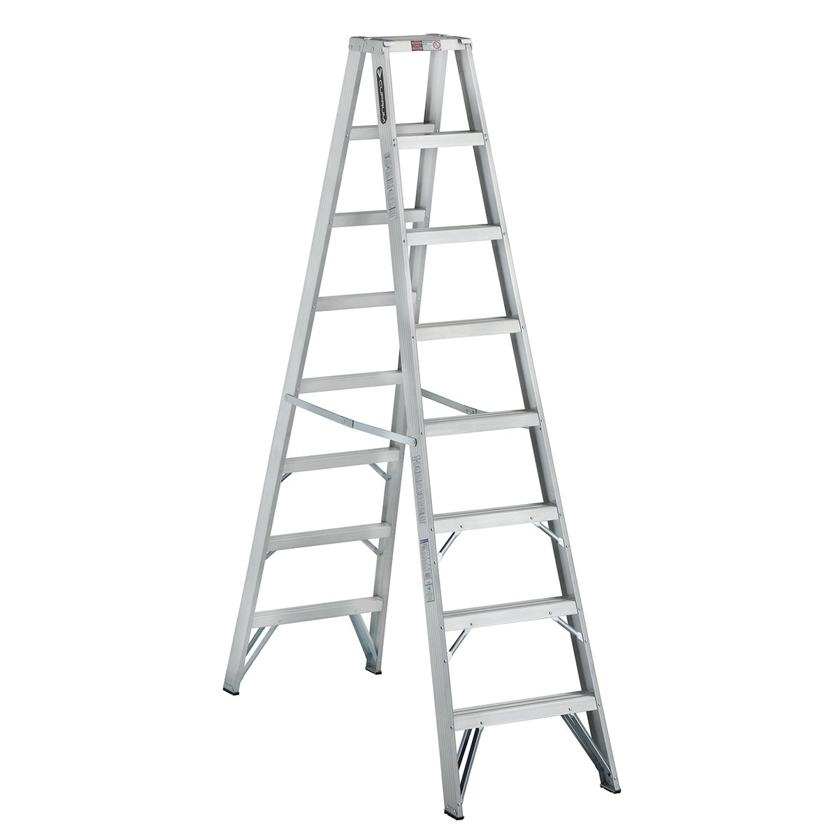 Escalera de Tijera Doble de Aluminio de 7 Escalones Uso Profesional Cuprum