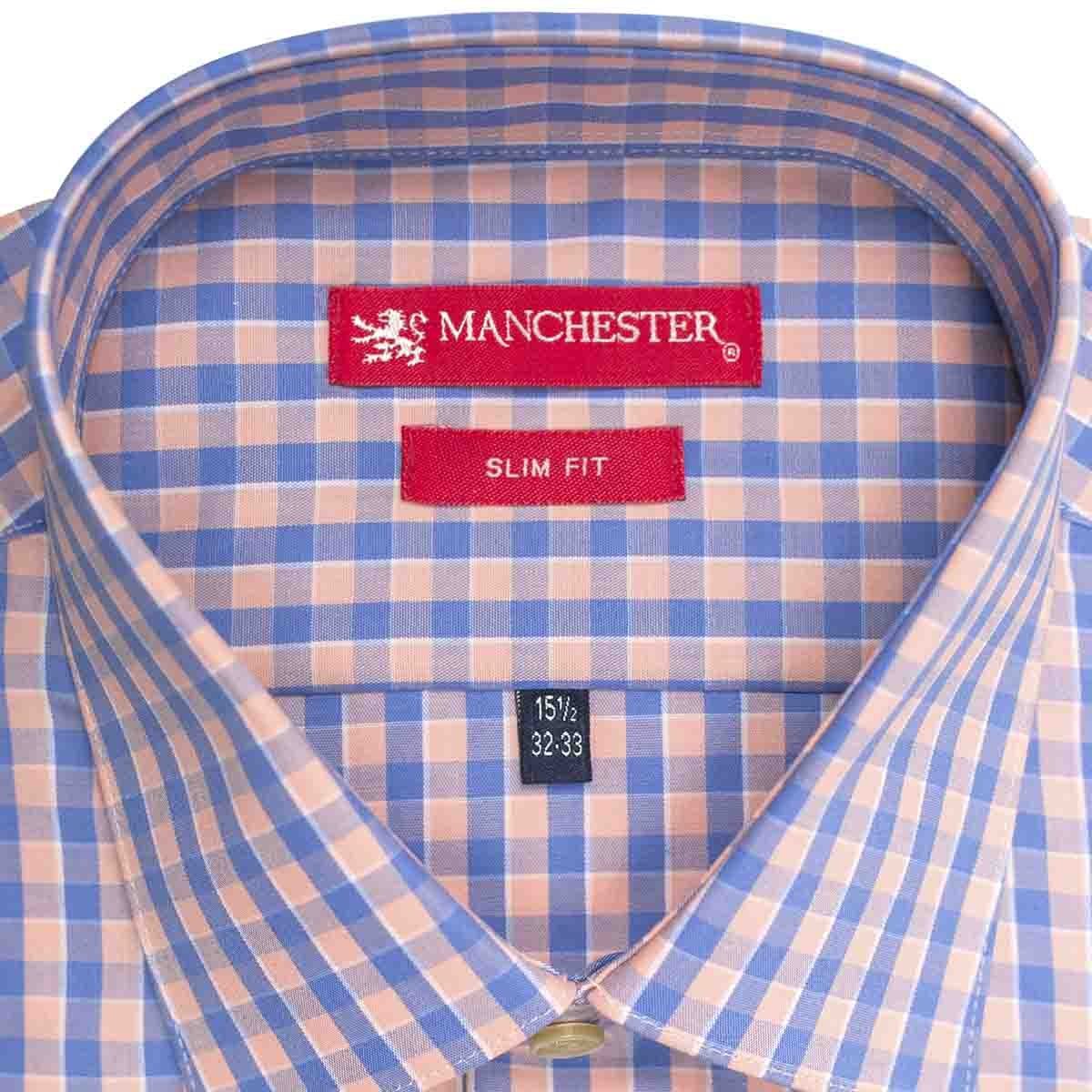 Camisa de Vestir Slim Fit Rosa Combinado Manchester para Caballero