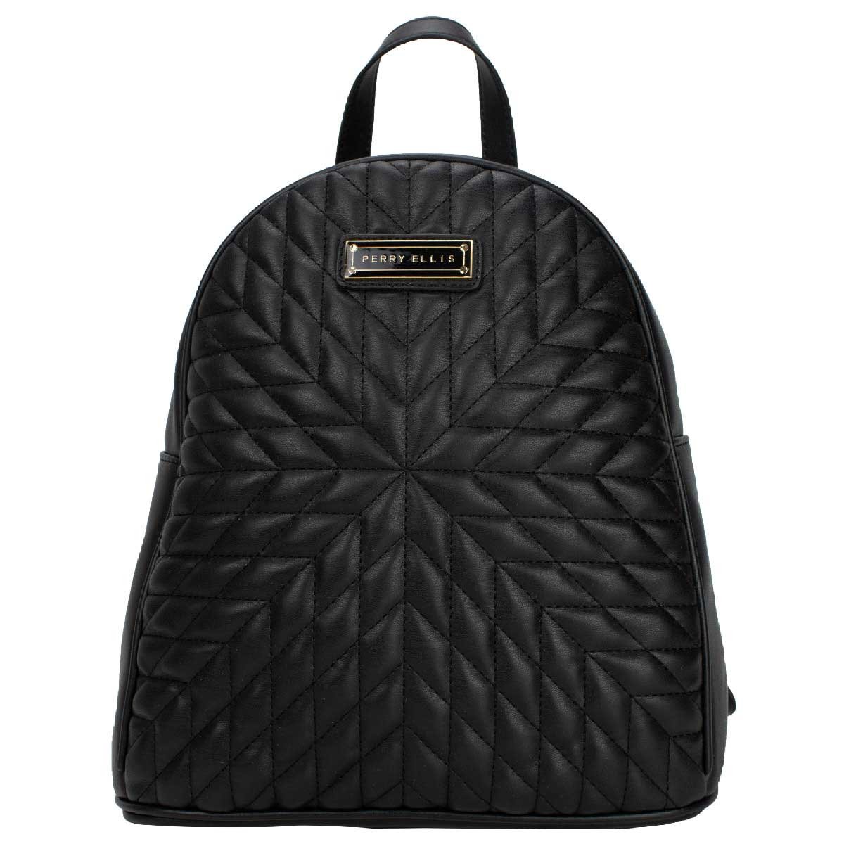 Bolso Backpack Negro Perry Ellis
