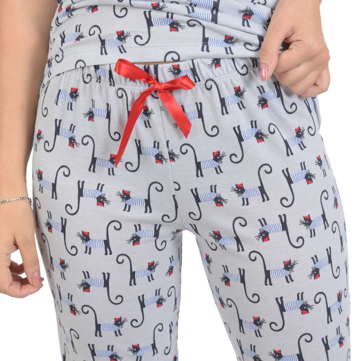 Pijama Chifon Playera y Pantal&oacute;n con Jareta Incanto
