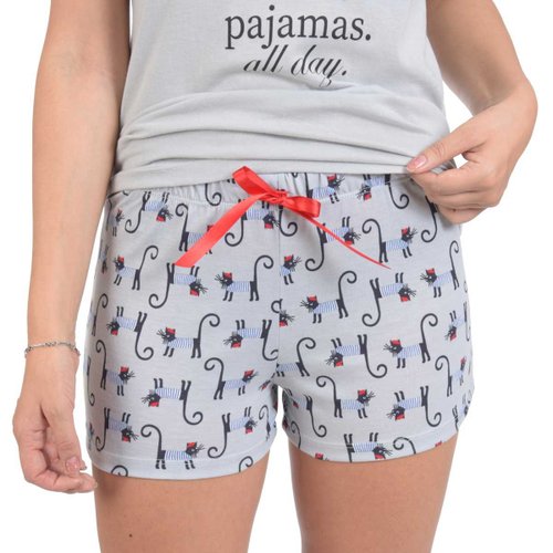 Pijama Chifon Playera Y Short Jareta Incanto