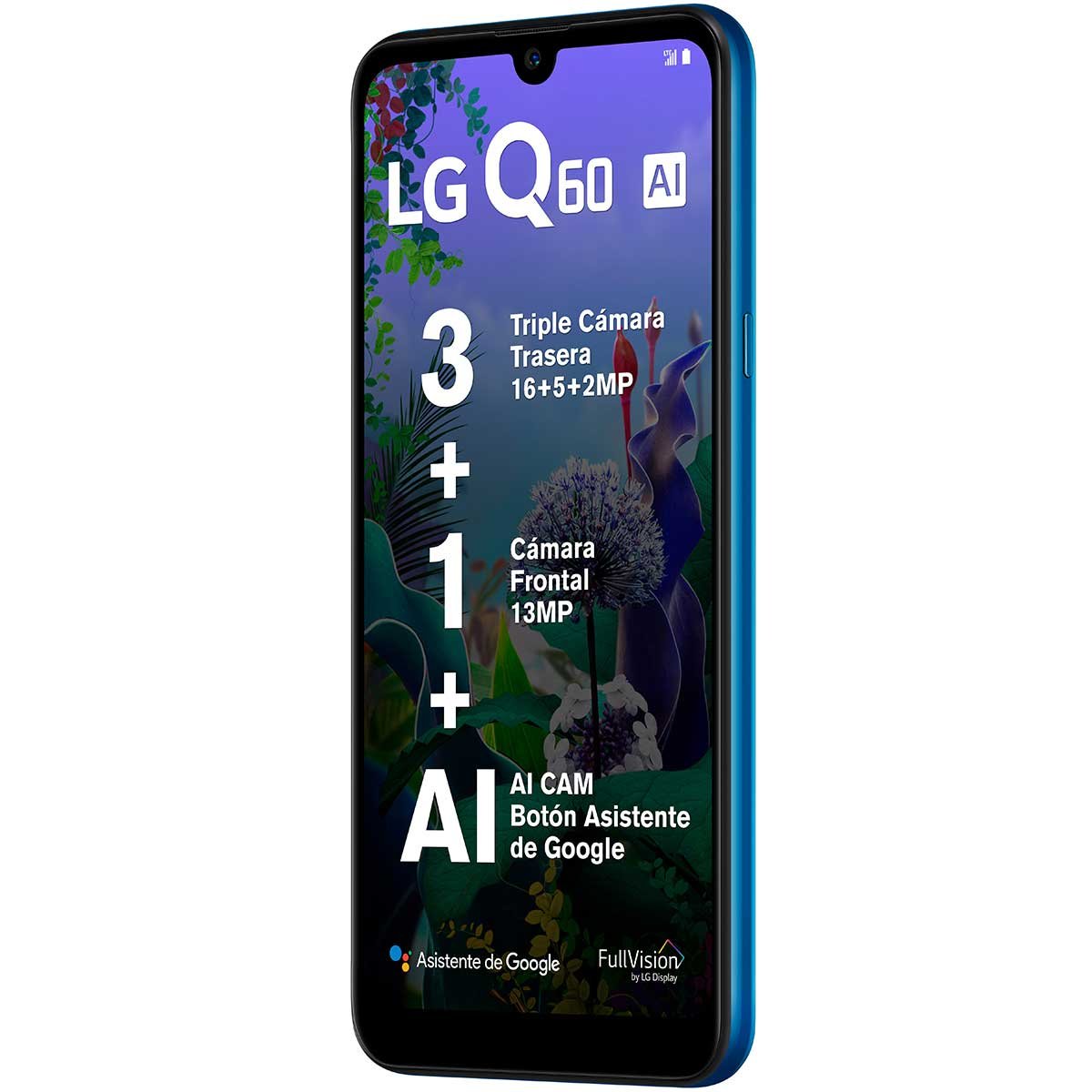 Celular LG Q60 Lm-X525Ha Color Azul R9 (Telcel)