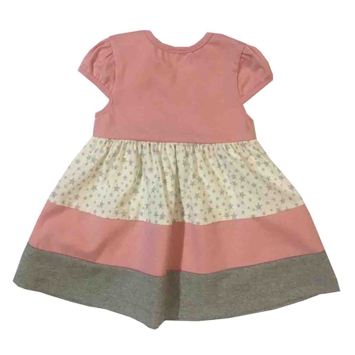 Vestido Bloques Rosa Coccolato
